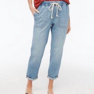 Denim jogger pant